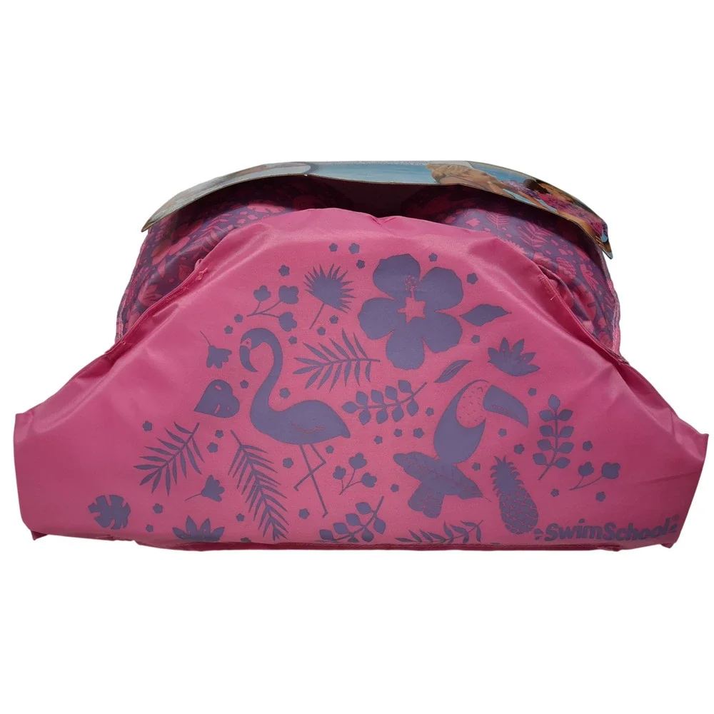 SwimSchool Ultra-Fit Tot Swimmer Float Level 3 Age 4-6 Years Pink 50LBS Max New